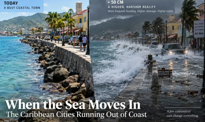 Caribbean Town Flooding